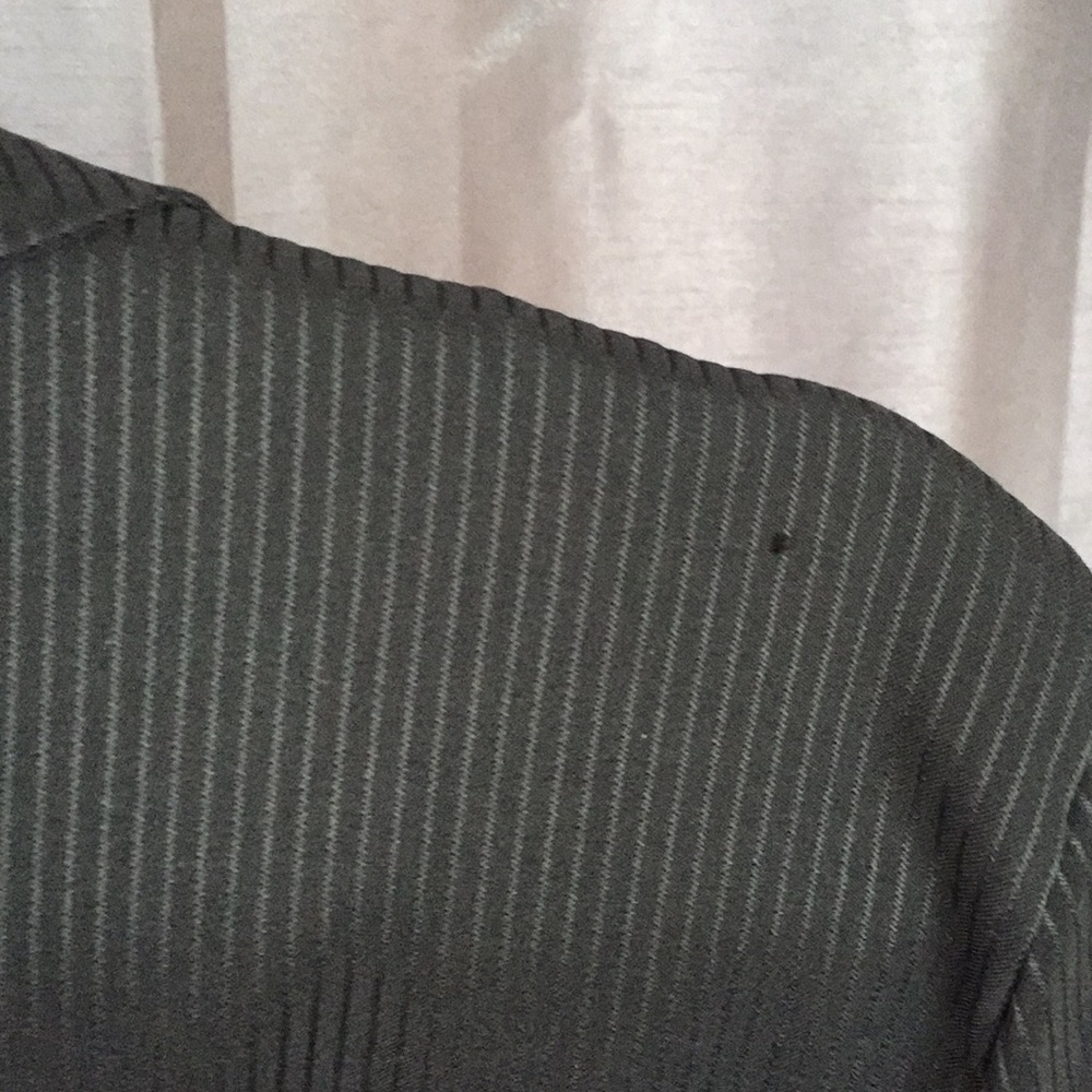 Dawn Joy Black Pinstriped Coat - Picture 4 of 6